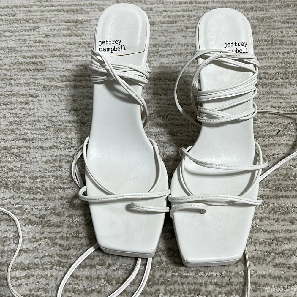 Jeffrey Campbell Primadonna Heel - White - Picture 2 of 5